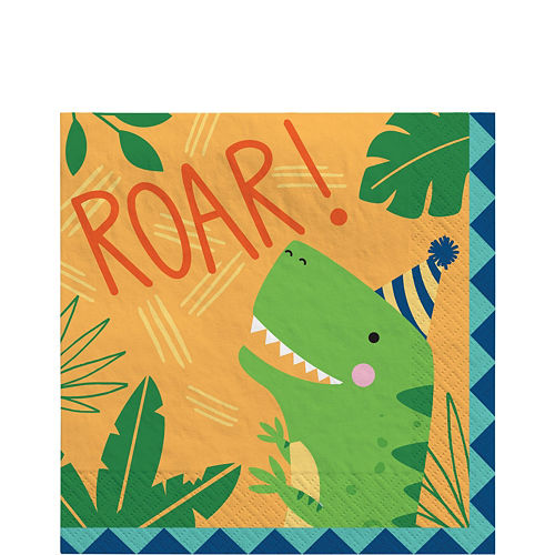 Nav Item for Dino-Mite Birthday Tableware Kit for 16 Guests Image #5