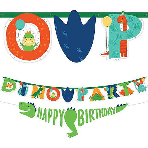 Dino-Mite Birthday Tableware Kit for 16 Guests Image #8