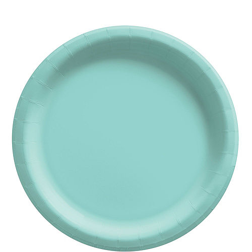 Nav Item for Robin's Egg Blue Paper Tableware Kit for 50 Guests Image #3
