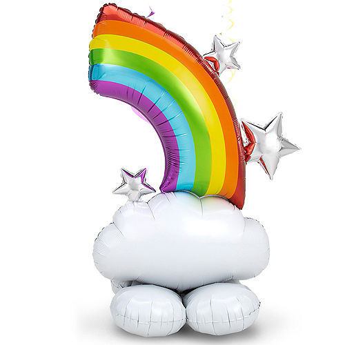 Nav Item for AirLoonz Half Rainbow Balloon, 52in Image #1