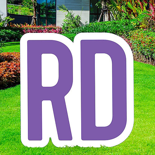 Nav Item for Purple Ordinal Indicator (RD) Corrugated Plastic Yard Sign, 15in Image #1