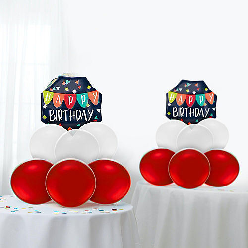 Nav Item for Air-Filled A Reason to Celebrate Birthday Balloon Centerpiece Kit Image #1