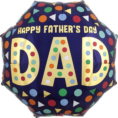 Nav Item for Multicolor Shapes Father's Day Balloon Bouquet, 5pc Image #4