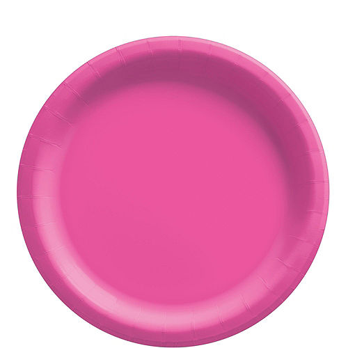 Nav Item for Bright Pink Paper Tableware Kit for 20 Guests Image #3