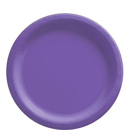 Purple Paper Tableware Kit for 20 Guests Image #3
