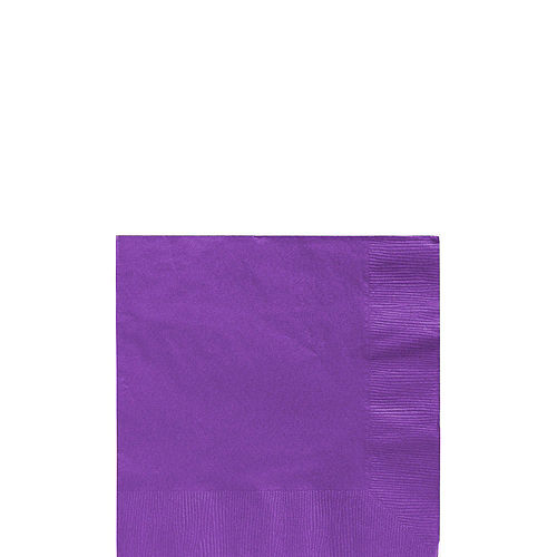 Purple Paper Tableware Kit for 20 Guests Image #4