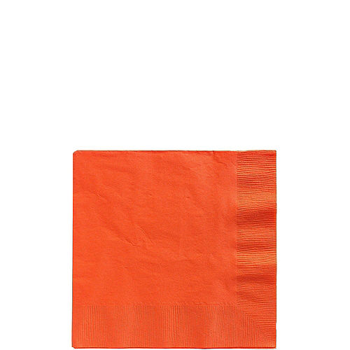 Nav Item for Orange Paper Tableware Kit for 20 Guests Image #4