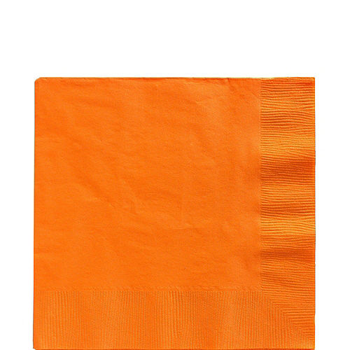 Orange Paper Tableware Kit for 20 Guests Image #5