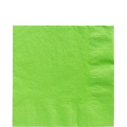 Kiwi Green Paper Tableware Kit for 20 Guests Image #5