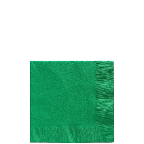 Nav Item for Festive Green Paper Tableware Kit for 20 Guests Image #4