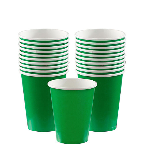 Nav Item for Festive Green Paper Tableware Kit for 20 Guests Image #6