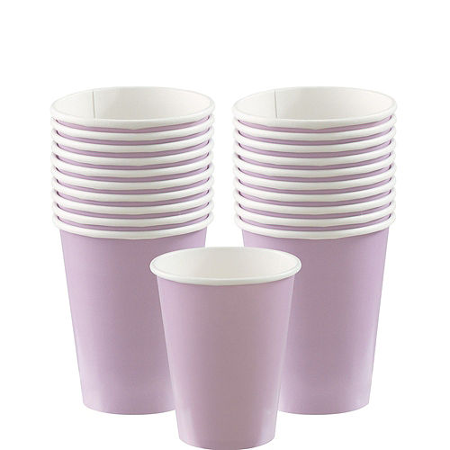 Lavender Paper Tableware Kit for 20 Guests Image #6