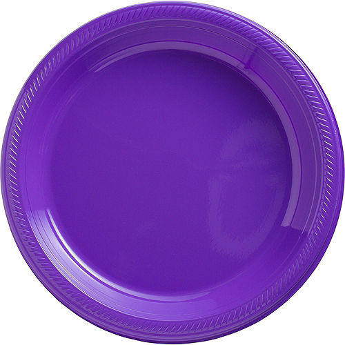 Nav Item for Purple Plastic Tableware Kit for 20 Guests Image #3