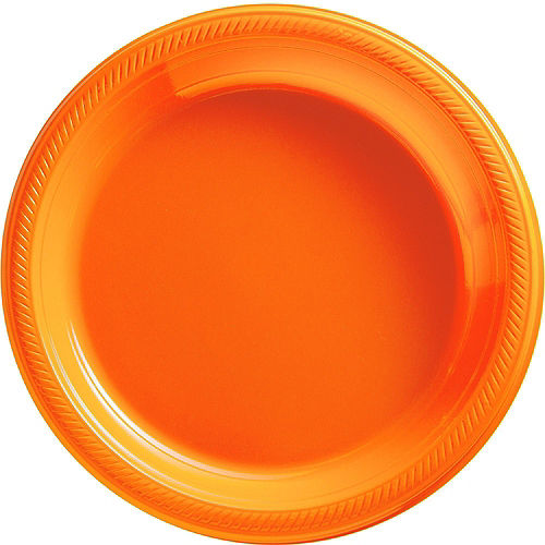 Nav Item for Orange Plastic Tableware Kit for 20 Guests Image #3