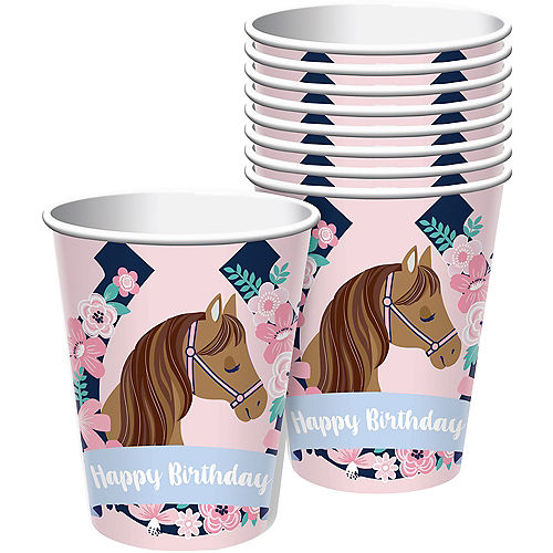 Saddle Up Paper Cups, 9oz, 8ct Image #1