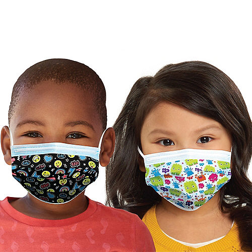 Disposable Protective Face Masks for Kids, Ages 2-7, 24ct Image #1