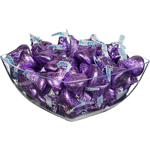 Nav Item for Purple Milk Chocolate Hershey's Kisses, 16oz Image #2