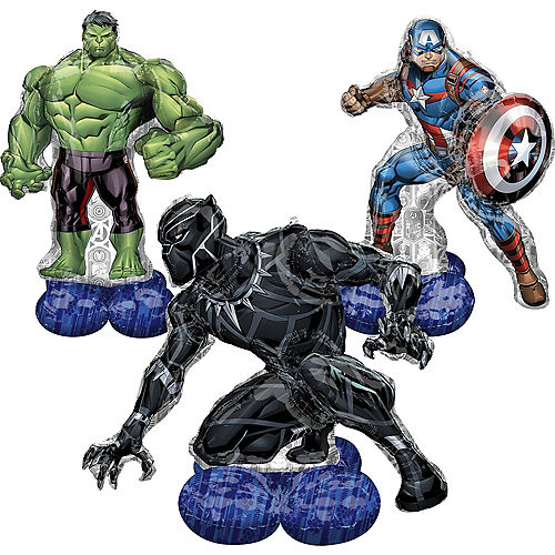 AirLoonz Marvel's Avengers Foil Balloon Set, 3pc Image #1