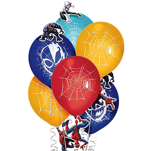 Spider-Man Webbed Wonder Latex Balloon Decorating Kit, 6ct Image #1