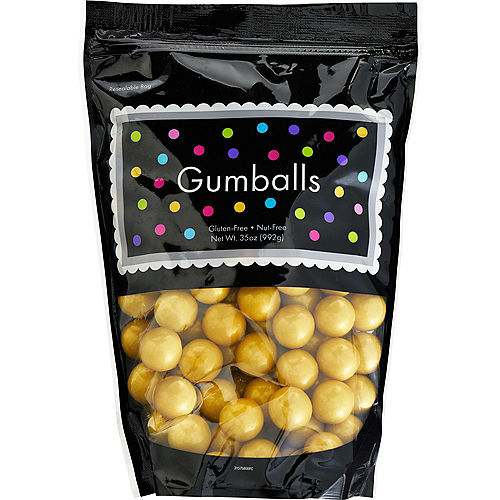 Gold Gumballs, 35oz - Fruit Flavor Image #1