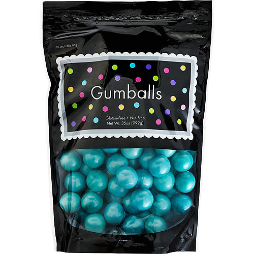Nav Item for Robin's Egg Blue Gumballs, 35oz - Cotton Candy Flavor Image #1