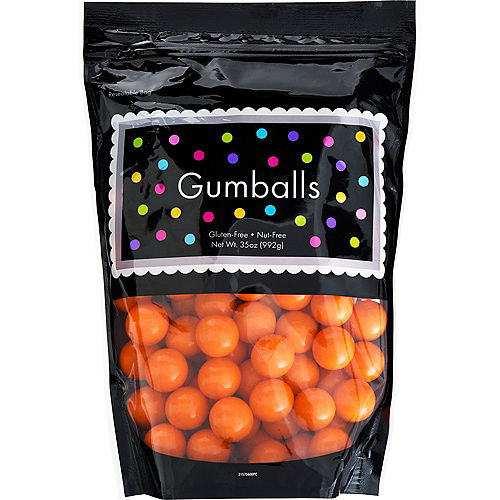 Orange Gumballs, 35oz - Orange Flavor Image #1