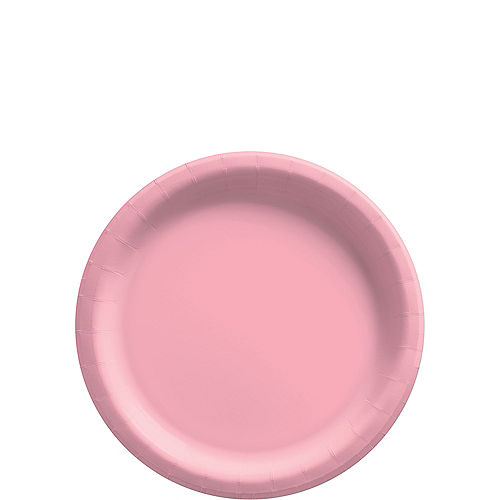 Nav Item for Pink Extra Sturdy Paper Dessert Plates, 6.75in, 50ct Image #1