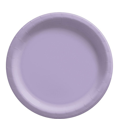 Lavender Extra Sturdy Paper Lunch Plates, 8.5in, 50ct Image #1