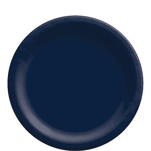 True Navy Extra Sturdy Paper Lunch Plates, 8.5in, 50ct Image #1