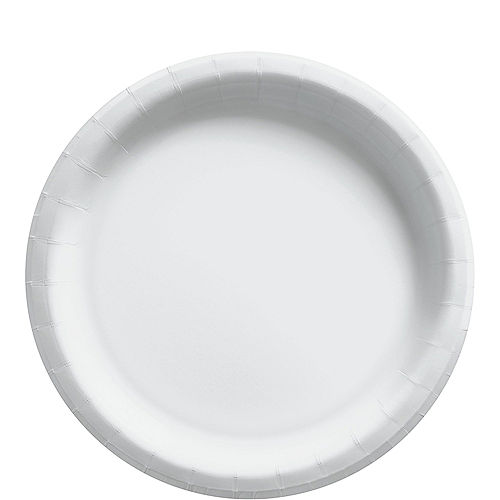 Nav Item for White Extra Sturdy Paper Lunch Plates, 8.5in, 20ct Image #1
