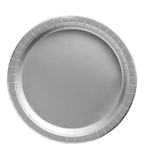 Nav Item for Silver Extra Sturdy Paper Lunch Plates, 8.5in, 20ct Image #1