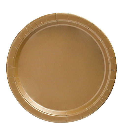 Nav Item for Gold Extra Sturdy Paper Lunch Plates, 8.5in, 20ct Image #1