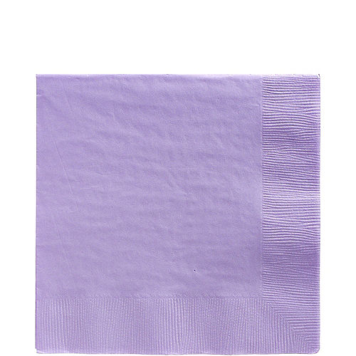 Nav Item for Lavender Paper Lunch Napkins, 6.5in, 100ct Image #1
