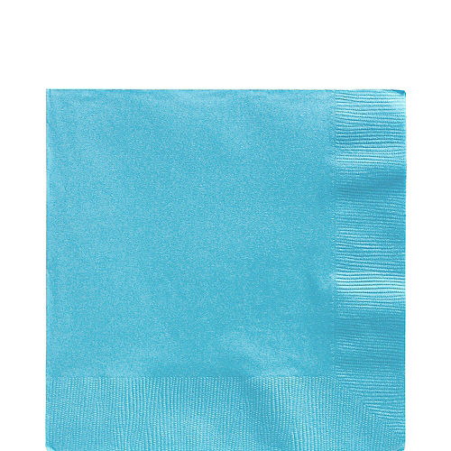 Nav Item for Caribbean Blue Paper Lunch Napkins, 6.5in, 100ct Image #1