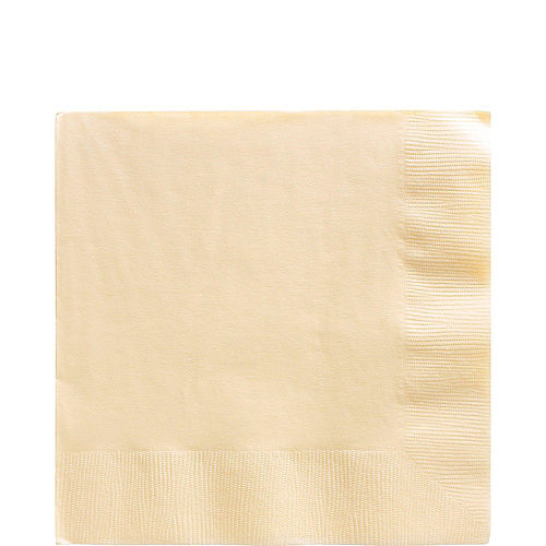 Vanilla Cream Paper Lunch Napkins, 6.5in, 100ct Image #1