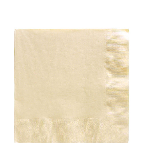 Vanilla Cream Paper Lunch Napkins, 6.5in, 40ct Image #1