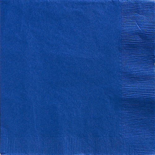 Royal Blue Paper Dinner Napkins, 7.5in, 40ct Image #1