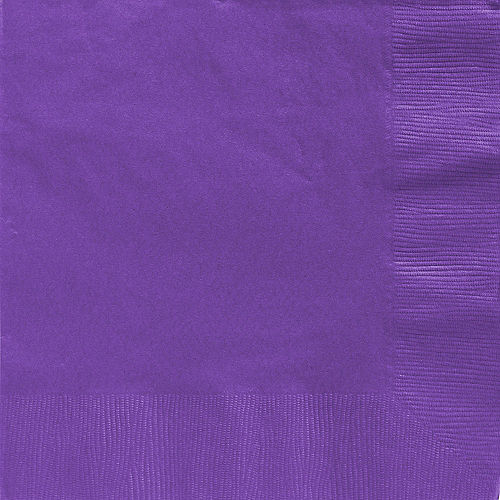 Purple Paper Dinner Napkins, 7.5in, 40ct Image #1