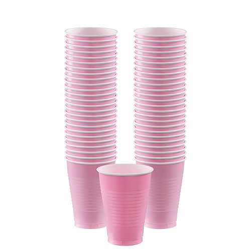 Nav Item for Pink Plastic Cups, 12oz, 50ct Image #1