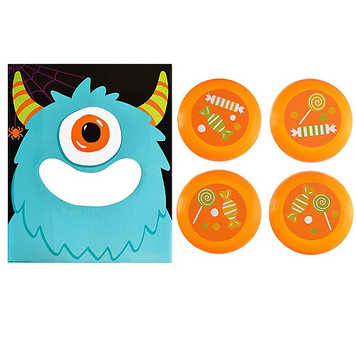 Cyclops Monster Halloween Disc Toss Game for 4, 5pc Image #1