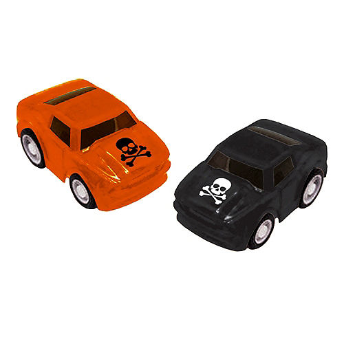 Pull Back Halloween Plastic Cars, 1.2in x 2.1in, 12ct Image #1