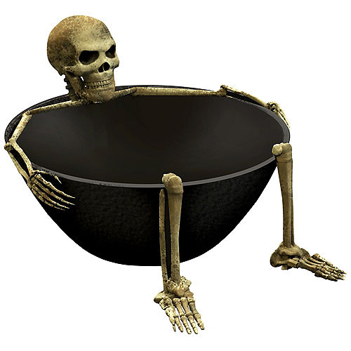 Boneyard Skeleton Plastic Serving Bowl, 38oz Image #1