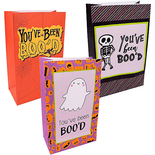 Nav Item for You've Been Boo'd Kraft Paper Gift Bags, 5.25in x 8.5in, 3ct Image #1