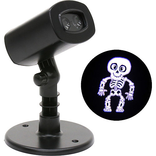 Animated Dancing Skeleton Motion Projector, 3.5in x 6in Image #1