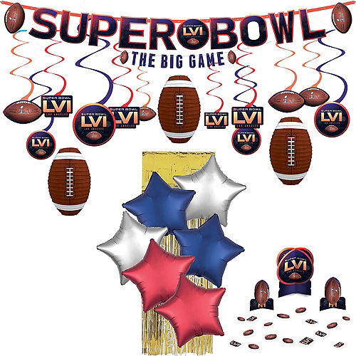 Super Bowl Premium Party Decorating Kit Image #1