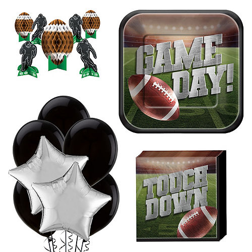 Go Fight Win Football Tableware Kit for 18 Guests