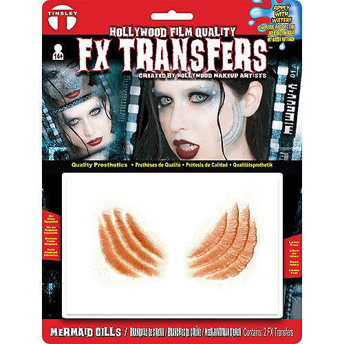 Nav Item for Mermaid Gills 3D Prosthetics, 2ct - Tinsley Transfers Image #1