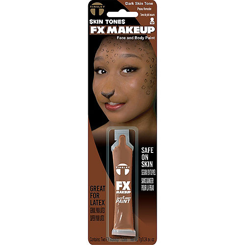 Dark Skin Tone FX Makeup Face & Body Paint, 0.24oz, 2ct - Tinsley Transfers Image #1