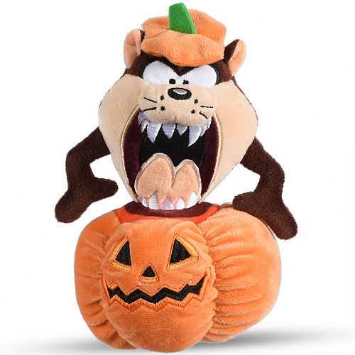Tasmanian Devil Pumpkin Halloween Plush Toy - Looney Tunes Image #1
