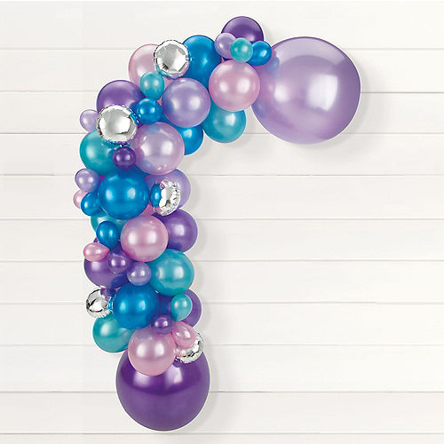 Nav Item for Air-Filled Cosmic Balloon Garland Kit - Blues, Pink & Purples Image #2